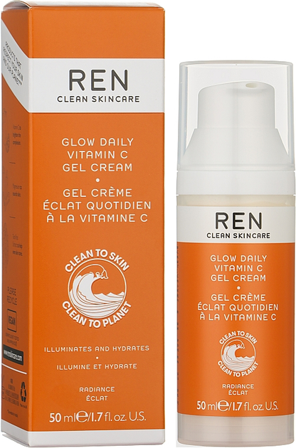 Увлажняющий гель-крем для лица - Ren Clean Skincare Glow Daily Vitamin ...