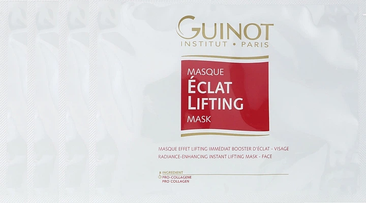 Маска для обличчя "Сяйво та ліфтинг" - Guinot Masque Eclat Lifting 4x24ml (585821-25278453) - изображение 3