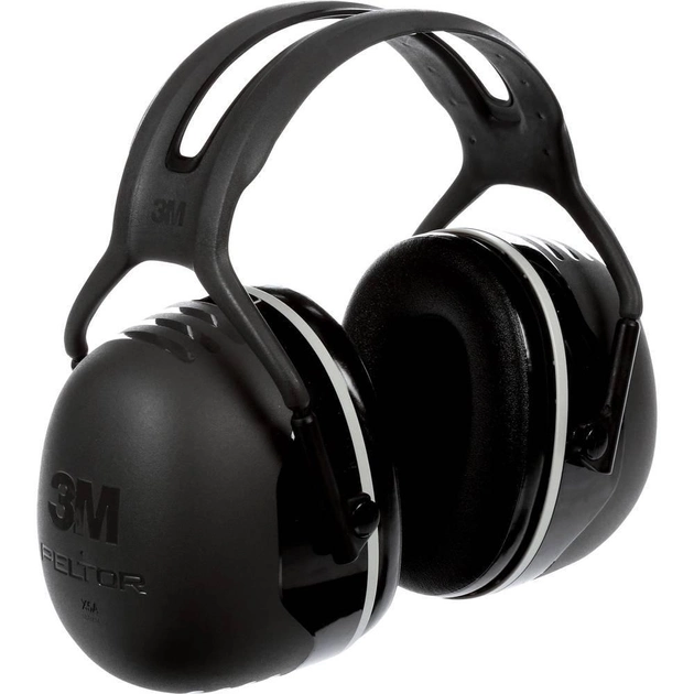 Навушники протишумні 3M PELTOR X5A-SV максимальне шумозаглушення чорні - зображення 1