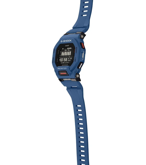 Чоловічий годинник Casio GBD-200-2ER Блакитний з сіро-чорним 12/24 год - Фото 4 Чоловічий годинник Casio GBD-200-2ER Блакитний з сіро-чорним 12/24 год - зображення 4