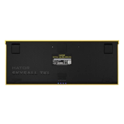 Клавіатура Hator Skyfall TKL PRO Wireless Yellow (HTK-668) - Фото 4 Клавіатура Hator Skyfall TKL PRO Wireless Yellow (HTK-668) - зображення 4