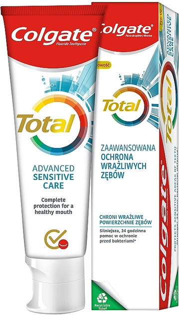 Антибактериальная зубная паста для чувствительных зубов - Colgate Total ...