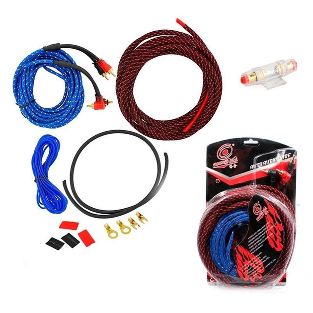 Набор проводов для усилителя сабвуфера SOUND Tech 8GA 6м 1500W ART: 5600 (3_02414) - Фото 2 Набор проводов для усилителя сабвуфера SOUND Tech 8GA 6м 1500W ART: 5600 (3_02414) - изображение 2