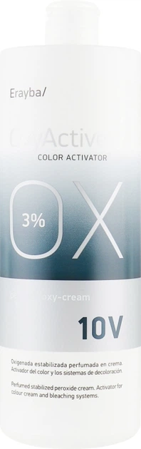 Окислительная эмульсия 10V 3% - Erayba Equilibrio Protein OxyActive Oxi-Crema 1000ml (826755-92837) - Фото 1 Окислительная эмульсия 10V 3% - Erayba Equilibrio Protein OxyActive Oxi-Crema 1000ml (826755-92837) - изображение 1