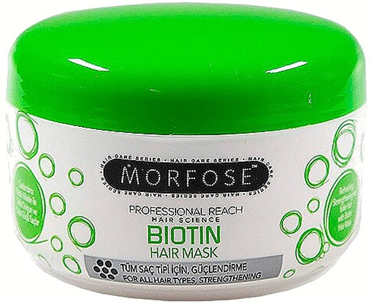 Укрепляющая маска для волос - Morfose Biotin Mask 500ml (1124271-163958 ...