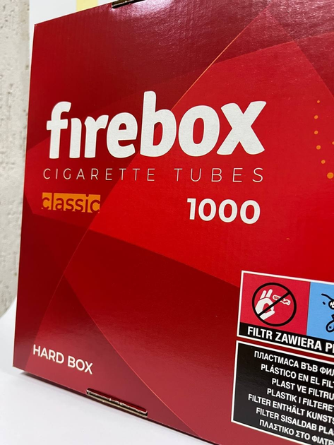 Гильзы для сигарет и самокруток Firebox 1000 шт – фото, отзывы ...