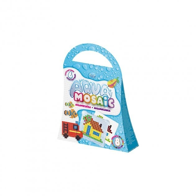 Набор для творчества Danko toys аквамозаика Aqua mosaic 8 цветов, 6 ...