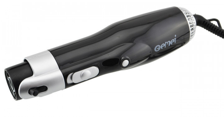 Фен щітка мультистайлер для волосся Gemei GM-4833 10-в-1 Black - зображення 3