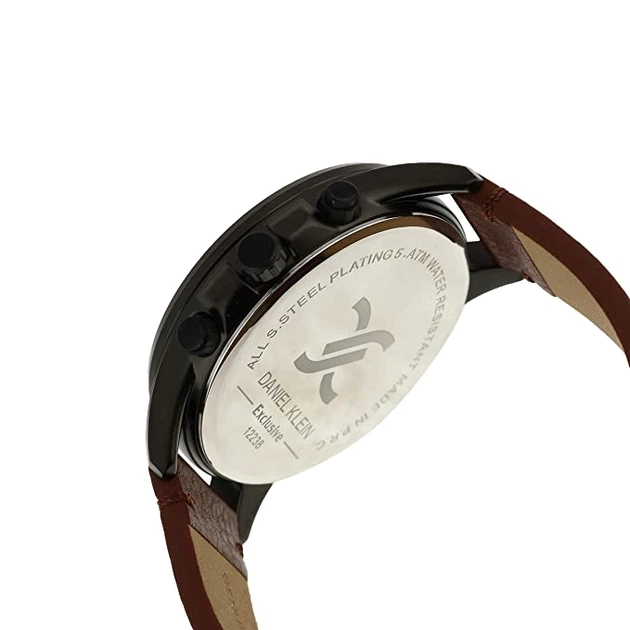 Мужские традиционные часы DANIEL KLEIN DK12238-6 Серебристо-коричневые - изображение 3