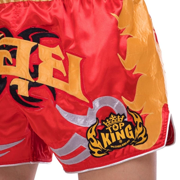 Шорты для тайского бокса и кикбоксинга TKTBS-049 Top King Boxing XXL Красный (37551086) - Фото 6 Шорты для тайского бокса и кикбоксинга TKTBS-049 Top King Boxing XXL Красный (37551086) - изображение 6
