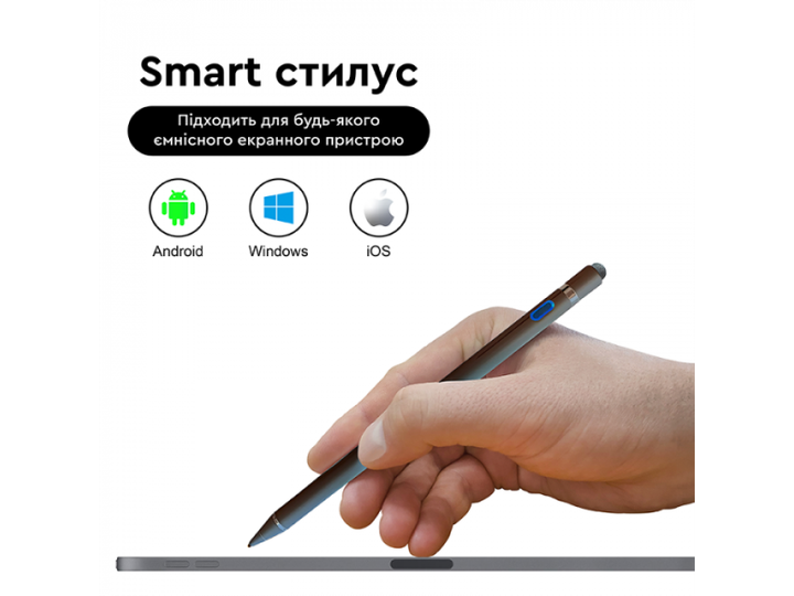 Стілус AIRON AirPen для ємнісного дисплея Black (6126755803223) - Фото 5 Стілус AIRON AirPen для ємнісного дисплея Black (6126755803223) - изображение 5