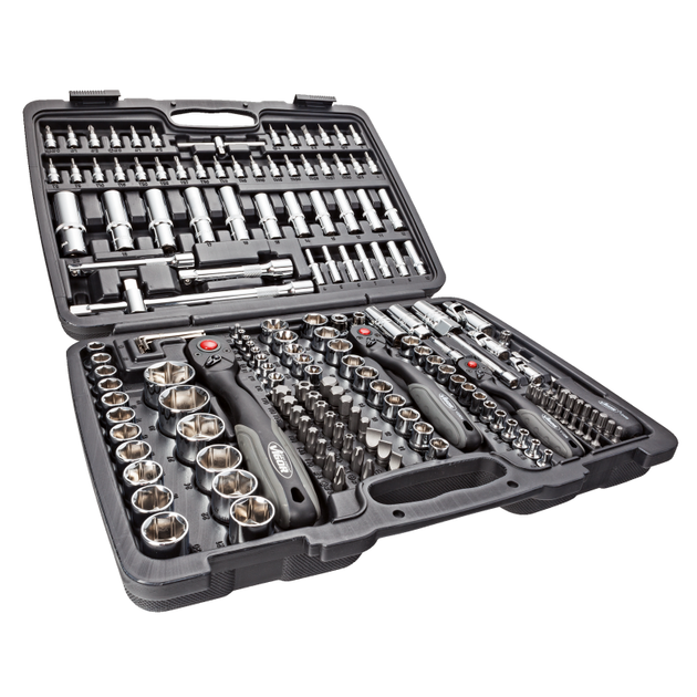 Набор инструментов VIGOR 1/4"-3/8"-1/2" 172 предметов (V2461N) - изображение 3