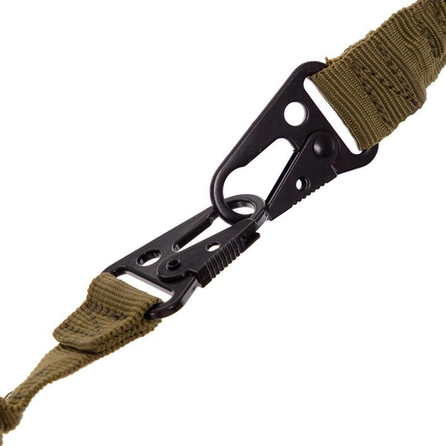 Ремінь збройовий двоточковий Zelart Tactical Belt ZK-4 Olive - зображення 2