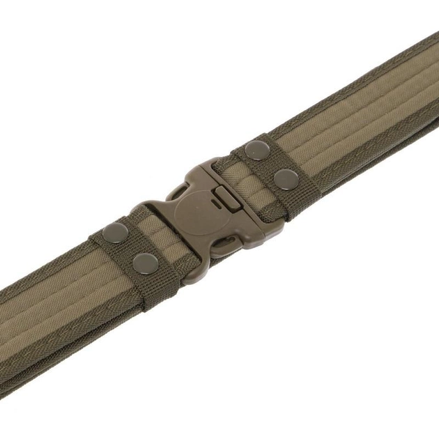 Ремінь тактичний пояс тактичний Zelart Tactical Belt ZK-1 розмір 125x5,5см Olive - зображення 2