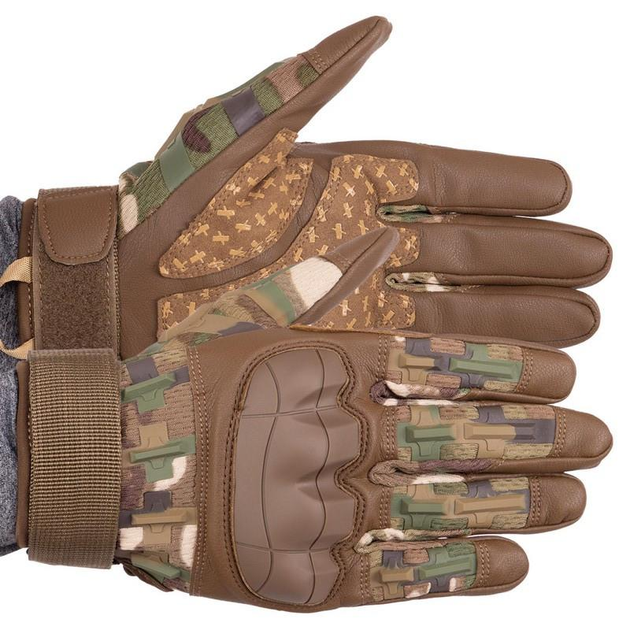 Рукавички тактичні із закритими пальцями Zelart Military Rangers 9879 розмір M Camouflage - зображення 1