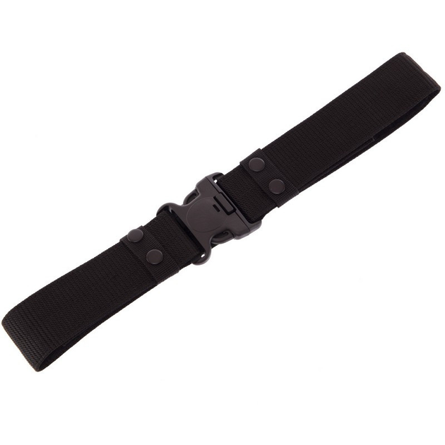 Ремінь тактичний пояс тактичний Zelart Tactical Belt ZK-2 розмір 125x5,5см Black - зображення 2