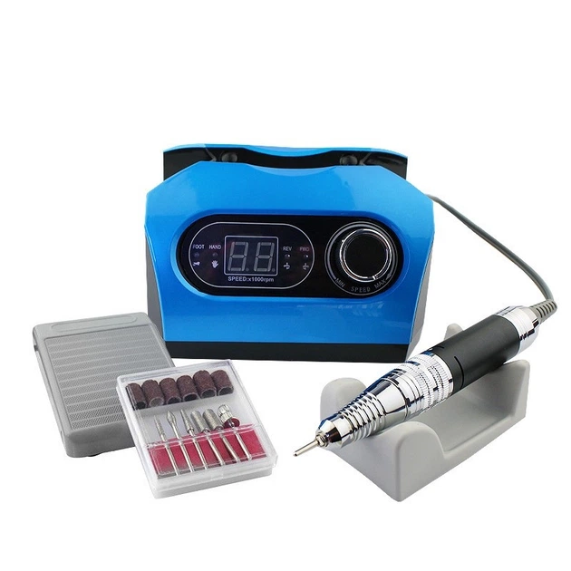 Фрезер для маникюра Nail Drill ZS-717 PRO синий 70 Ватт, 50000 об