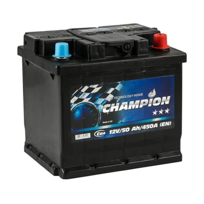 Аккумулятор автомобильный Champion Black 50 Ah/12V Euro (CHB50-0) - зображення 2