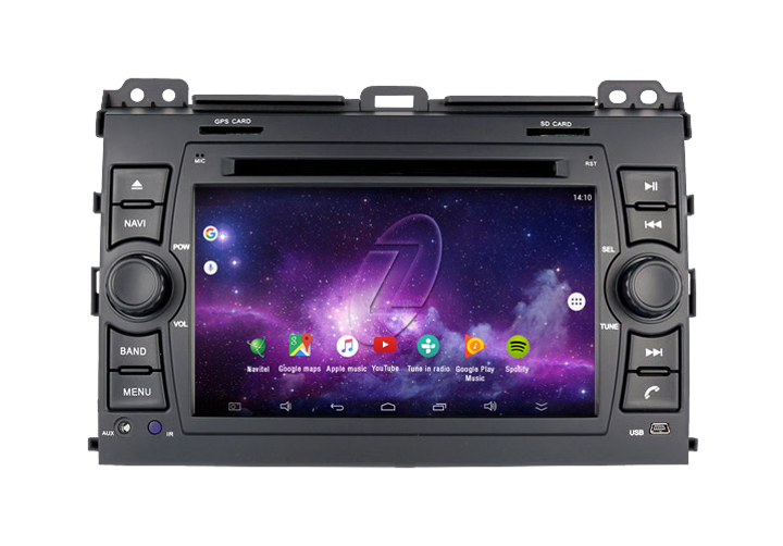 Мультимедийная система Gazer CM6007-TYT для автомобиля Toyota Prado 2002-2009 - изображение 1