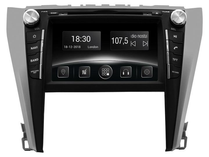 Мультимедийная система Gazer CM6008-V55 для автомобиля Toyota Camry 2015-2017 - изображение 1