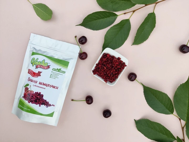 Вишня сублимированная Vestra Healthy кусочки 2-5 мм 50 г - изображение 3