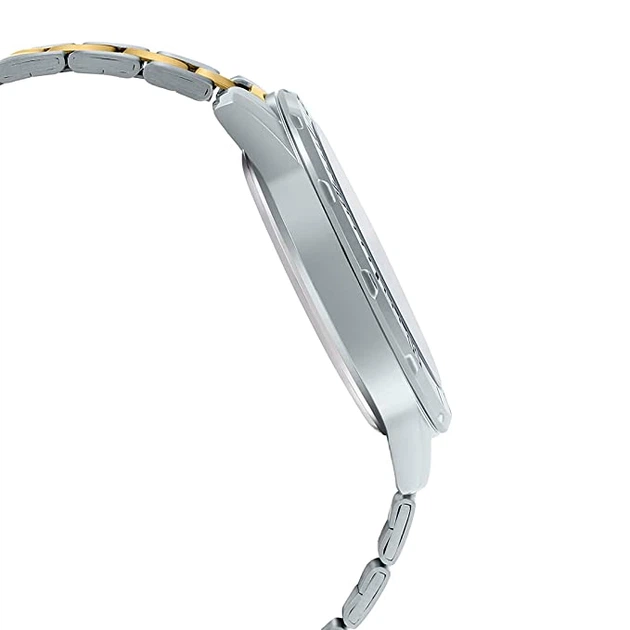 Наручний годинник Casio MTP-VD300SG-1EUDF Чорний з сріблястим/золотистим водостійким - зображення 4
