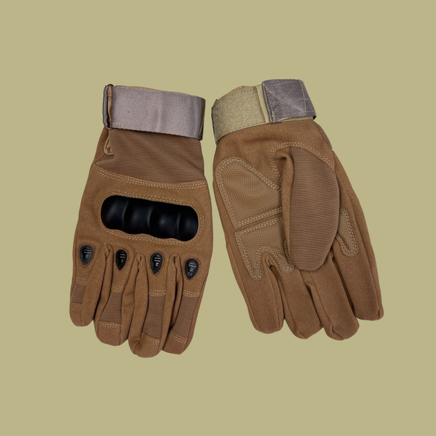 Военно-тактические перчатки с пальцами Койот - изображение 1