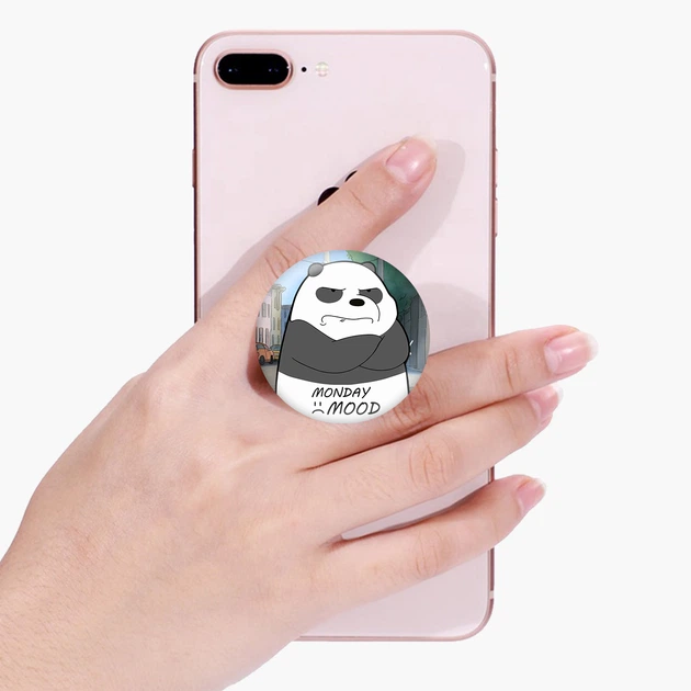 Попсокет (Popsockets) держатель для смартфона Вся правда о медведях (We Bare Bears) (8754-2899-WT) Белый - Фото 6 Попсокет (Popsockets) держатель для смартфона Вся правда о медведях (We Bare Bears) (8754-2899-WT) Белый - изображение 6