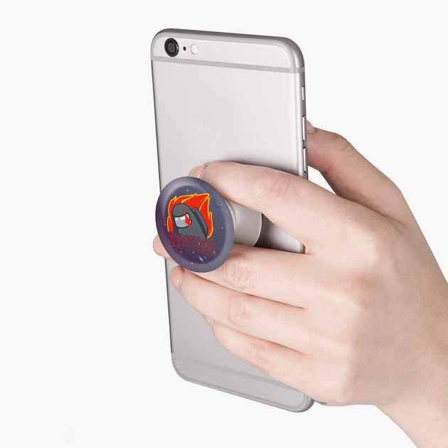 Попсокет (Popsockets) держатель для смартфона Амонг Асс (Sabotage Among Us) (8754-2426-WT) Белый - Фото 2 Попсокет (Popsockets) держатель для смартфона Амонг Асс (Sabotage Among Us) (8754-2426-WT) Белый - изображение 2