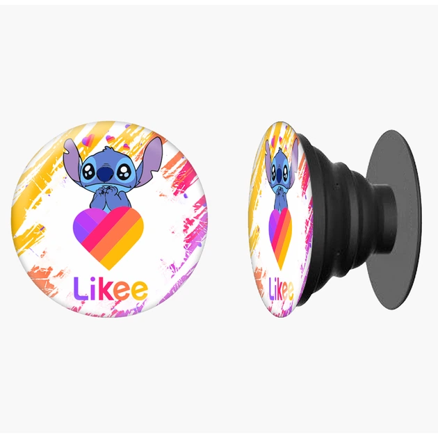 Попсокет (Popsockets) держатель для смартфона Стич Лайки (Stitch Likee) (8754-1596-BK) Черный - Фото 8 Попсокет (Popsockets) держатель для смартфона Стич Лайки (Stitch Likee) (8754-1596-BK) Черный - изображение 8
