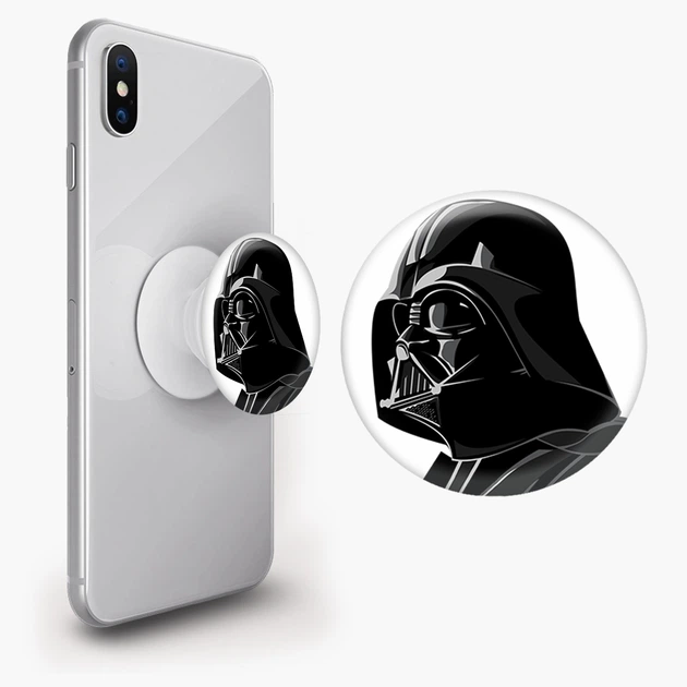 Попсокет (Popsockets) держатель для смартфона дарт вейдер (8754-1480-WT) Белый - Фото 2 Попсокет (Popsockets) держатель для смартфона дарт вейдер (8754-1480-WT) Белый - изображение 2