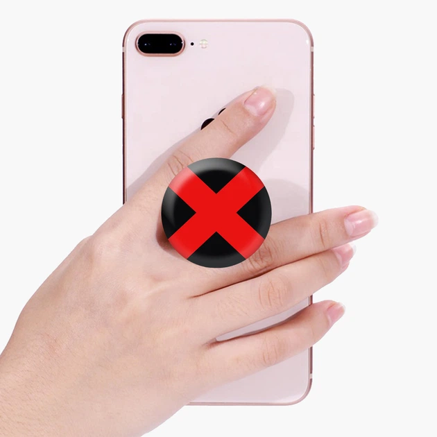 Попсокет (Popsockets) держатель для смартфона Красный Крестик (8754-1407-BK) Черный - изображение 12