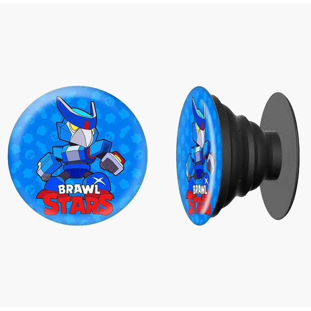 Попсокет (Popsockets) держатель для смартфона Ворон Меха Браул Старс (Crow Mech Brawl Stars) (8754-1008-BK) Черный - Фото 7 Попсокет (Popsockets) держатель для смартфона Ворон Меха Браул Старс (Crow Mech Brawl Stars) (8754-1008-BK) Черный - изображение 7
