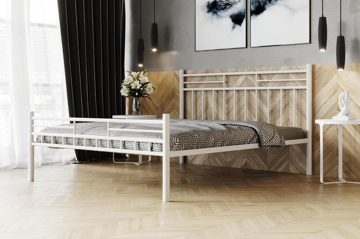 Кровать металлическая Fusion Metal Скай-2 160х190 Белый – фото, отзывы ...