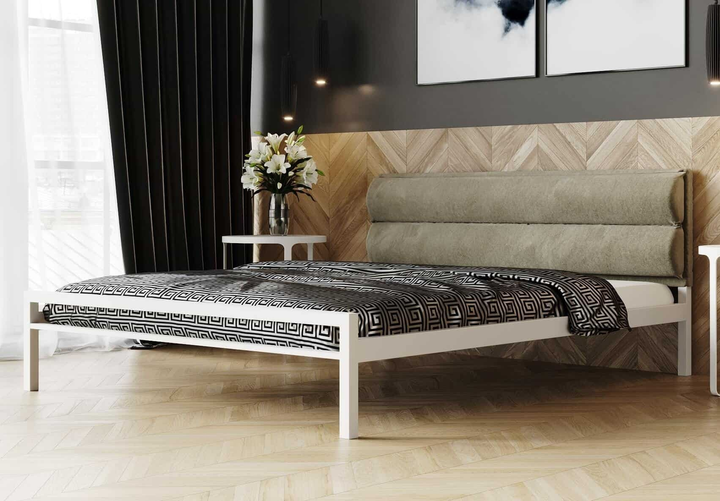 Кровать металлическая Fusion Metal Софт 140х190 Белый – купить онлайн ...