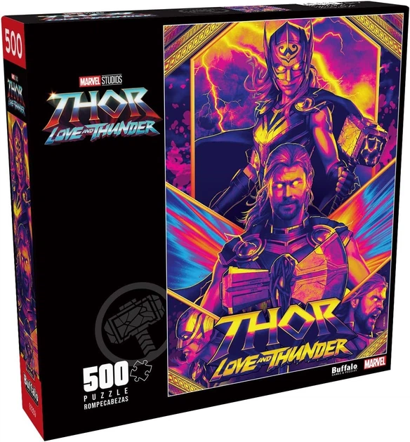 Пазл Buffalo Marvel - Thor Love and Thunder Тор Любовь и гром 500 шт. (3231) - Фото 4 Пазл Buffalo Marvel - Thor Love and Thunder Тор Любовь и гром 500 шт. (3231) - изображение 4