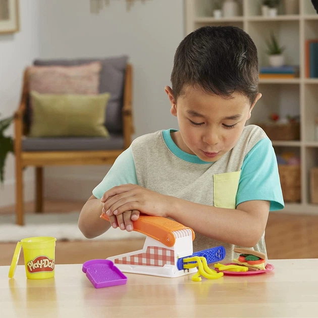 Игровой набор пластилина Play-Doh Kitchen Creations Fun Factory 12 баночки 1 кг. (F3629) - изображение 3