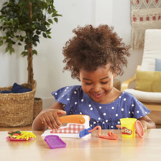 Игровой набор пластилина Play-Doh Kitchen Creations Fun Factory 12 баночки 1 кг. (F3629) - изображение 7