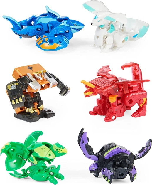 Игровой набор Бакуганов из 6 шт. Bakugan Geogan Rising Unbox and