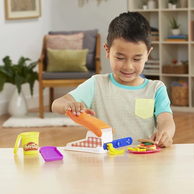 Игровой набор пластилина Play-Doh Kitchen Creations Fun Factory 12 баночки 1 кг. (F3629) - изображение 8