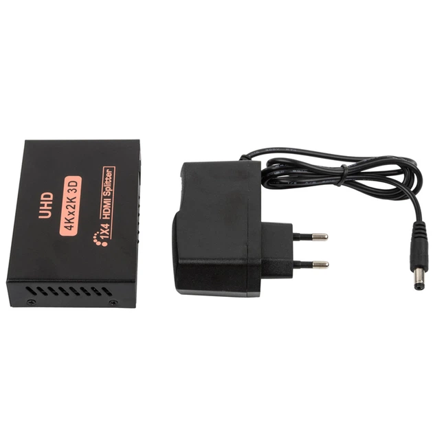 Активный HDMI разветвитель U&P Splitter 1 to 4 Black (WAZ-HR14-BK) - Фото 5 Активный HDMI разветвитель U&P Splitter 1 to 4 Black (WAZ-HR14-BK) - изображение 5