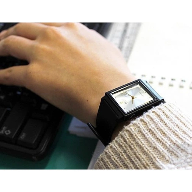 Наручные часы Casio MQ-38-7A Черный\Серебристый экран стильные - изображение 3