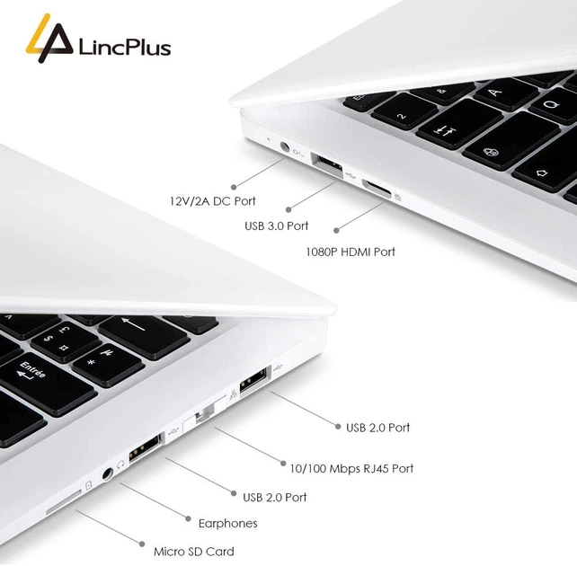 Ноутбук 14" LincPlus P3 Intel Celeron N3350 RAM 4GB eMMC 64GB Windows 10 (UKR) - изображение 5
