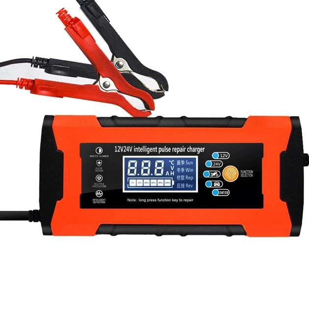 Интеллектуальное зарядное устройство 12V/ 24V 10A 120W для гелевых, кислотных, AGM аккумуляторов - изображение 2