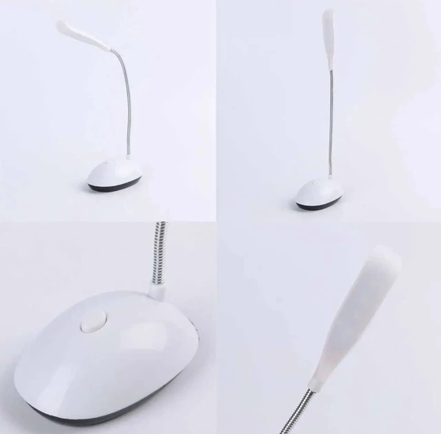 Настольная лампа на батарейках AAA XY-0416 2 Вт LED белая - изображение 5