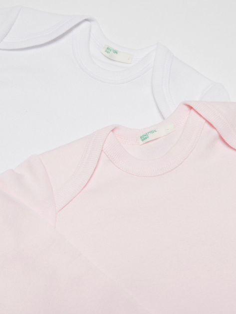 Body niemowlęce United Colors of Benetton 3VE40B040-911 56 cm 2 szt (8033379889220) - obraz 2