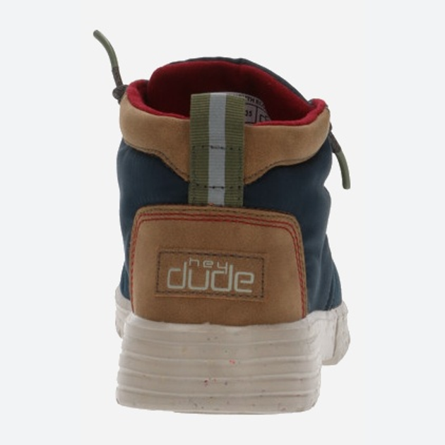 Підліткові демісезонні черевики для хлопчика Hey Dude 130462500 38 Темно-сині (4894881101170) - зображення 4