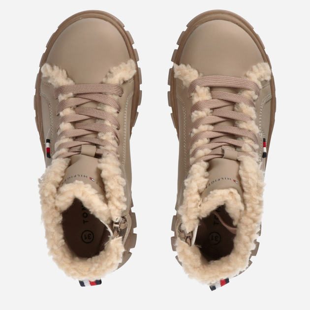Підліткові зимові черевики для дівчинки Tommy Hilfiger T3A5-32425-1442359 36 Нюд (8052578024669) - зображення 3