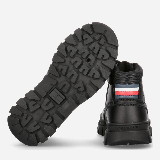 Jesienne trzewiki chłopięce Tommy Hilfiger T3B5-32518-1355999 36 Czarne (8056380916846) - obraz 5