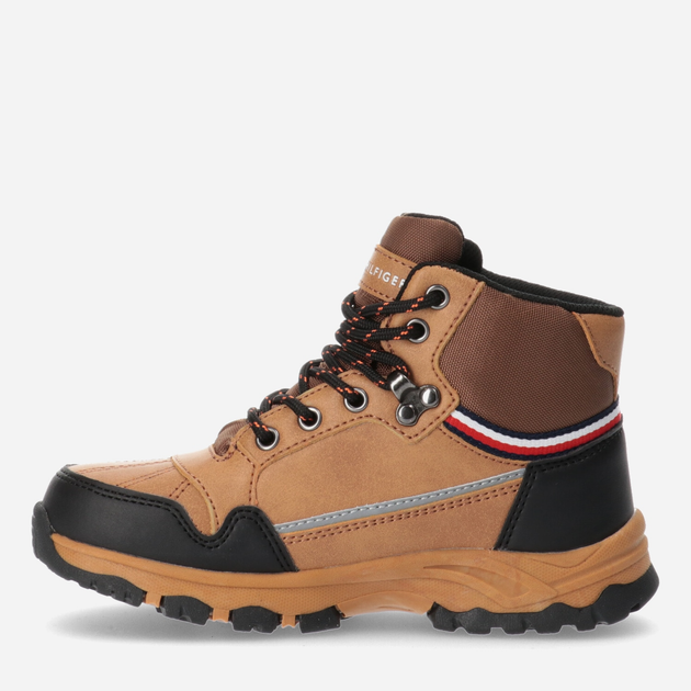 Підліткові демісезонні черевики для хлопчика Tommy Hilfiger T3B5-32540-1485582 40 Коньячні (8052578035108) - зображення 3